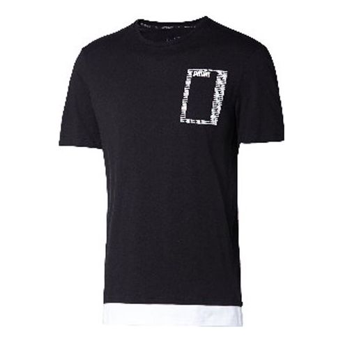 PUMA Logo Short Sleeve Summer Rebel Black 853172-01