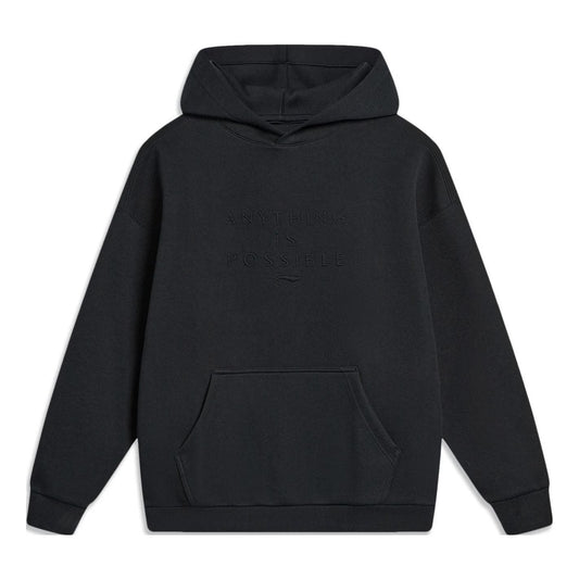 Li-Ning Anything Is Possible Logo Hoodie 'Black' AWDT757-3