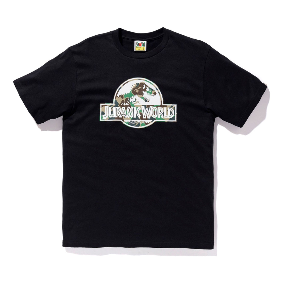 BAPE x Jurassic World Crossover Logo Short Sleeve Unisex Black BAPE-SS18-023
