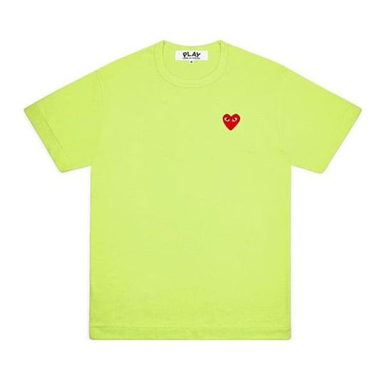 COMME des GARCONS PLAY Pastelle Red Emblem T-Shirt 'Green' AZ-T272-051-2