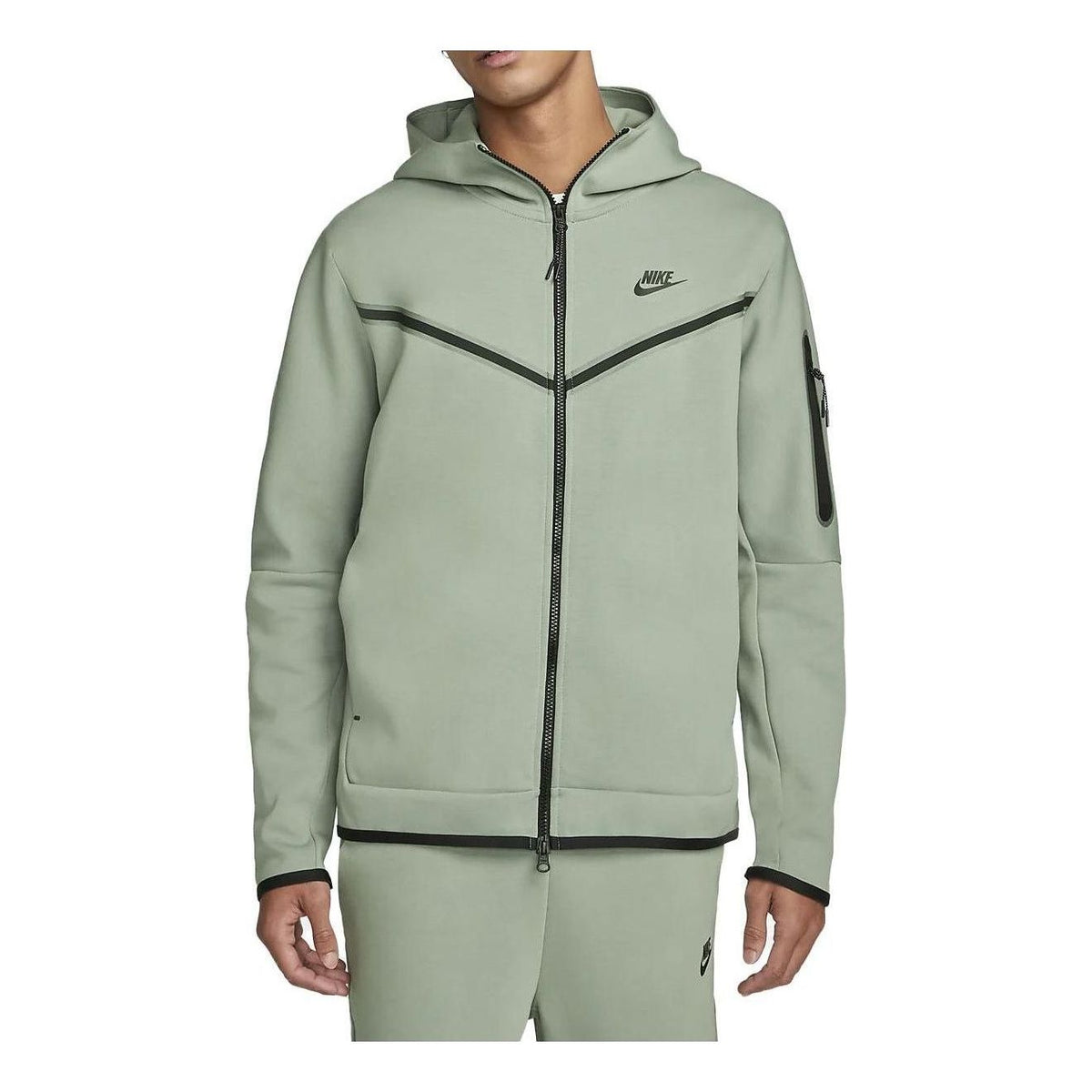 Nike Sportswear Tech Fleece Full-Zip Hoodie 'Mica Green' CU4489-330