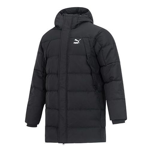 PUMA Protective Hooded Down Coat 'Black' 535582-01