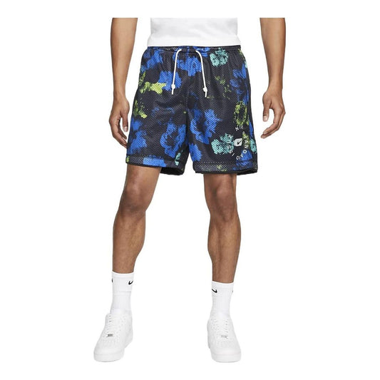 Nike Drawstring Design Basketball Double Sided Straight Shorts Men's Black DH7386-010