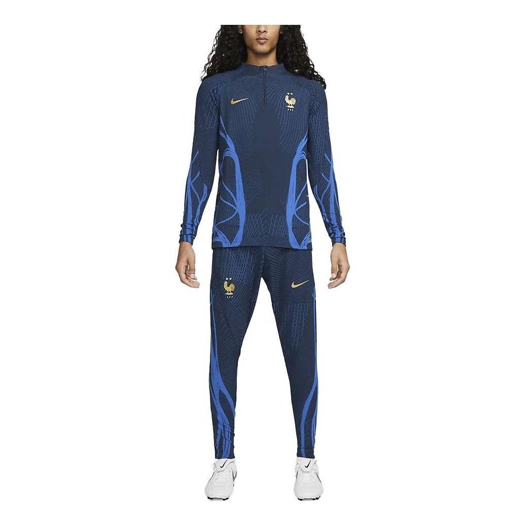 Nike France Dri-fit ADV Elite 1/4 Zip Strike Drill Top 'Blue' DH6423-410