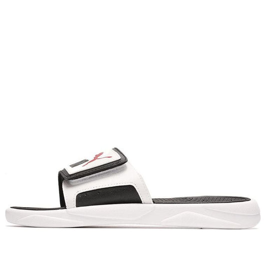 PUMA Royalcat Comfort Slides 'White Black Chili Pepper' 372280-11