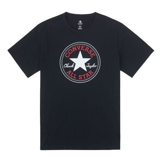 Converse Go-To Chuck Taylor All Star Patch Standard Fit T-Shirt Asia Sizing 'Black' 10025459-A01