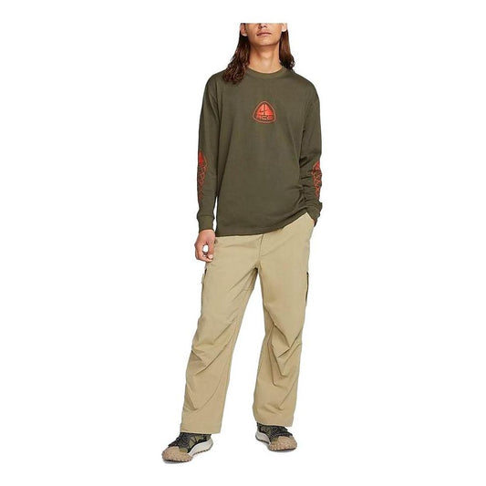 Nike x ACG Long Sleeve Tee Lungs 'Khaki' DX9454-325