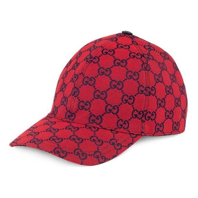 Gucci GG Multicolor Canvas Baseball Hat 'Red Blue' 661226-4HG62-6477