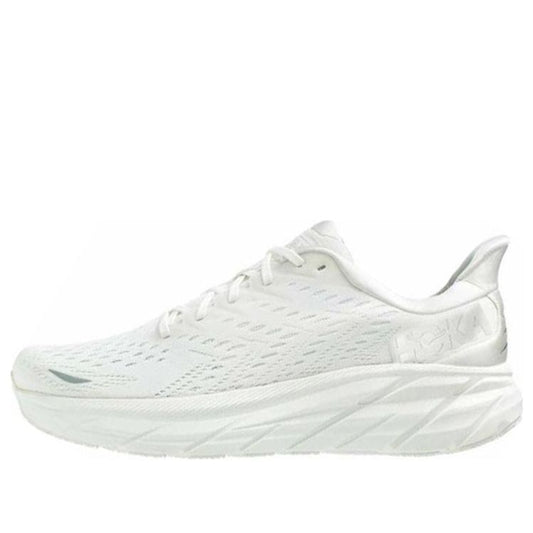 (WMNS) HOKA ONE ONE Clifton 8 Wide 'Triple White' 1121375-WWH