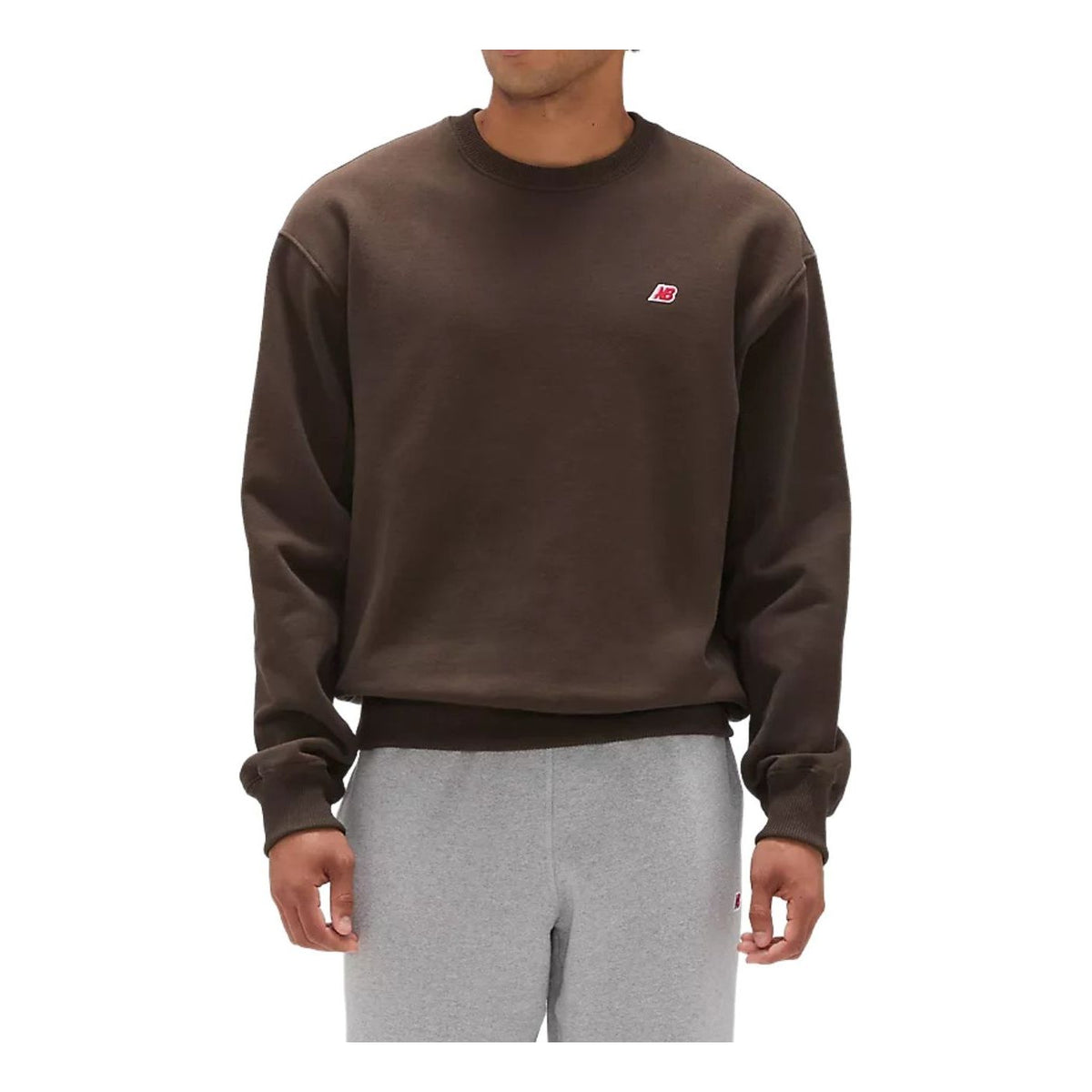 New Balance Made in USA Core Sweatshirt Asia Sizing 'Rich Earth' MT43541RHE
