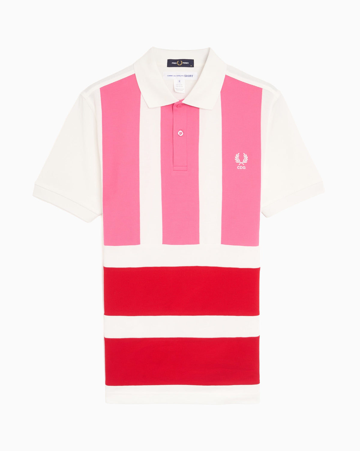 Polo de rayas Comme Des Garçons Shirt x Fred Perry para hombre