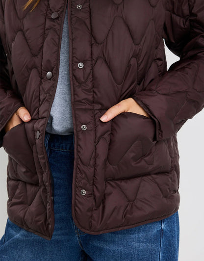 Frankly Puffer Jacket - Chocolate